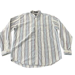 Dockers Men's Striped Button Down Shirt Size Large